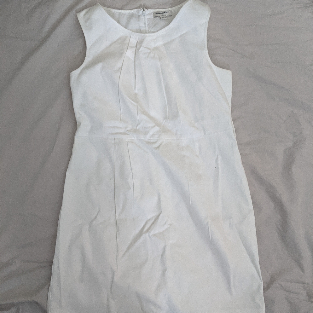 White knee length Dress
